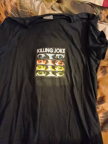 baiyun Men's Killing Joke Logo T Shirt Black XXL