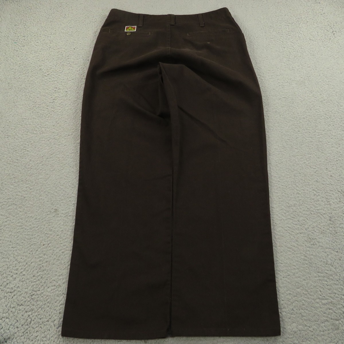 VTG Ben Davis Frisco Pants Mens 36x32 Brown Twill 90s Workwear