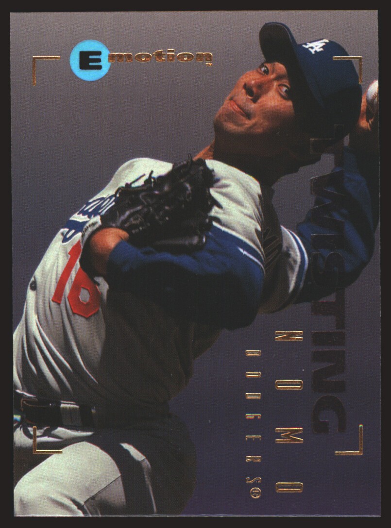 1995 Skybox Emotion #144 Hideo Nomo