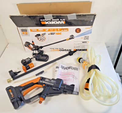 #ad WG620 WORX 20V Power Share 4.0Ah Hydroshot Portable Power Cleaner 320 PSI $49.97