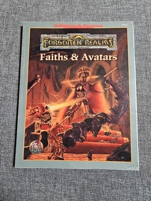 Dungeons and Dragons Faiths and Avatars TSR 1996 Advanced Edition