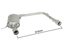 Ragazzon Duplex Sportauspuff BMW 3er E90 E91 E92 320d 130kW je 90mm gerollt