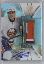 2016-17 SPx Rookies Gold Patch Auto 14/99 Ryan Pulock #R-RP Patch Auto 1rm