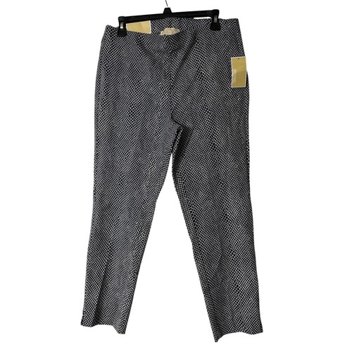 NWT Michael Kors Super Skinny Crop Pull On Womens Stretch Pants Size Large