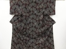 7307572: JAPANESE KIMONO / OSHIMA TSUMUGI / ENSEMBLE