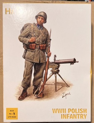 Hat Industries WW2 Polish Infantry Soldier Figures 1/72 #8115