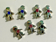 Authentic Origami Owl "Your Choice" Silver BOY Birthstone Charms NEW OO
