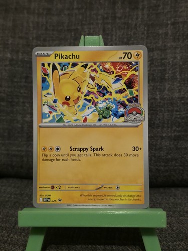 Pikachu Promo 2025 World Championships SVP EN 225 Pokemon Karte Worlds