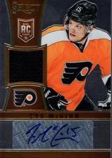 2013-14 Select Rookies Jersey Autographs #232 Tye McGinn Auto Jersey /199 -HKY