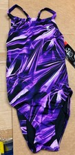 TYR Purple Shards Printed One Piece Swimsuit