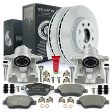 Bremssättel Bremsscheiben 257mm Bremsbeläge Satz vorne für Opel Adam M13 Corsa D