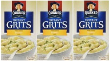 Quaker, Instant Grits, Butter Flavor, 12 Count, 12oz Box 12 Ounce Pack of 3 