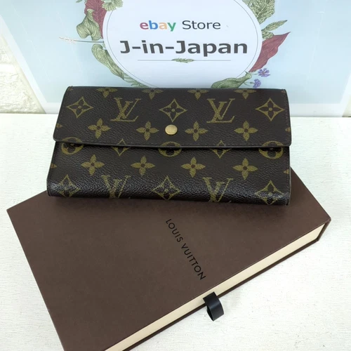 LOUIS VUITTON（LV） Louis Vuitton LV Monogram Portafoglio Lungo Pelle PVC con Scatola Made France