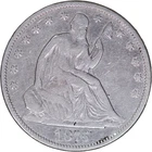 1875-CC Seated Liberty Half Dollar ~ VF Detail