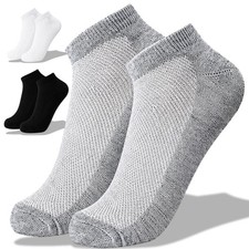 6 Pairs Trainer Socks Mens Cotton Ankle Liner Invisible Low Cut Sports Size 6-11