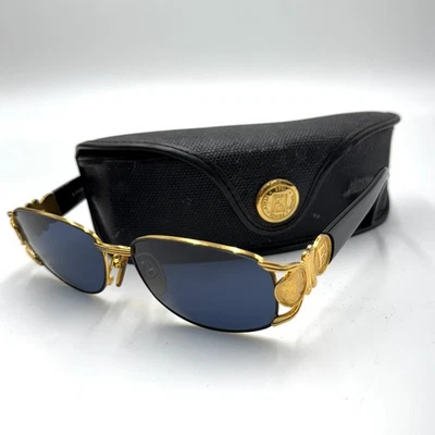 Lunettes de soleil Fendi FS 295 col.201 135 d'occasion vintage noir or 939 - Photo 1/4