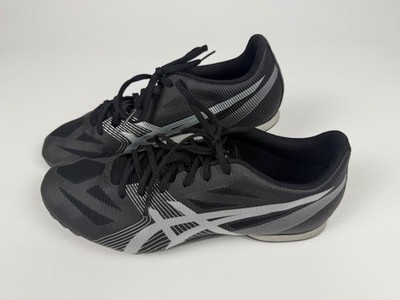 Asics Hyper MD 6 Spiked Track & Field Shoes Black / Silver Men's 11.5