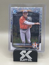 2025 Bowman Chrome Caden Powell Lazer Refractor 1st #BCP-212 Astros