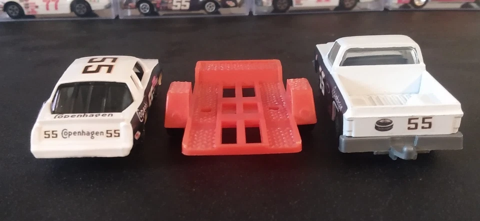 Vintage Ertl 1/64 nascar #33 Copenhagen race car Plus Pickup and trailer set - Image 4 of 4