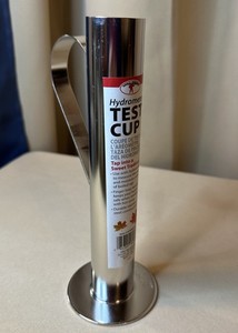 Little Giant Stainless Steel Hydrometer Test Cup 9”Maple Syrup w/Loop New in Box