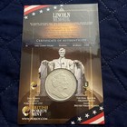 2022 $1 British Virgin Islands 100 Anniversary Lincoln Memorial Coin in Card — photo 3