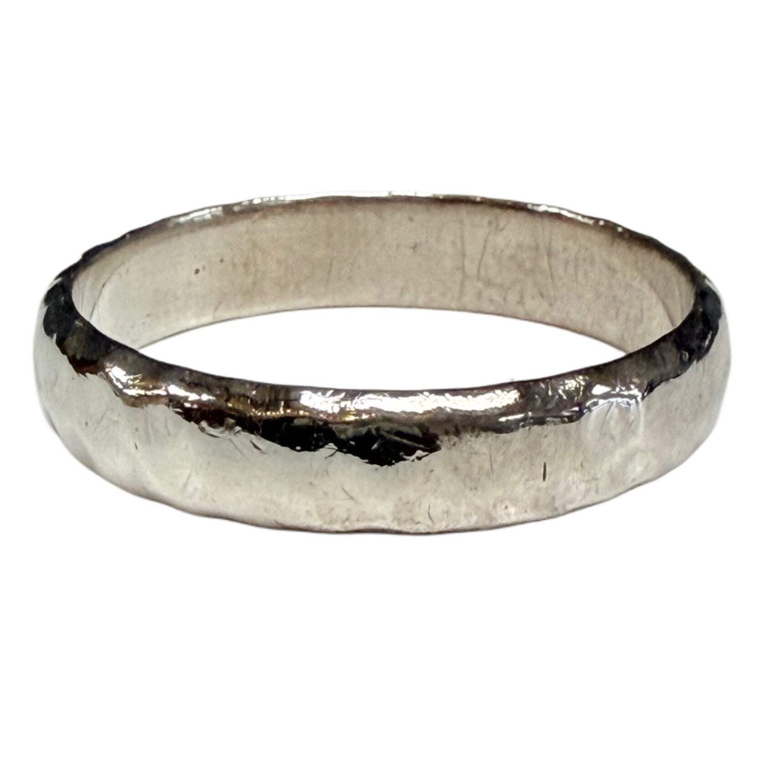Hammered Silver Ring - image 2