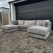 Large Grey Sofa & Friends U Shaped Corner Sofa - DELIVERY AVAILABLE!