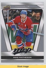 2025-26 Upper Deck MVP SP Silver Script Michael Matheson Mike #218 READ 00d7