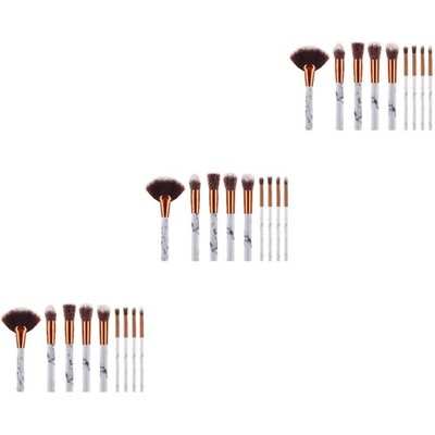  Set of 3 Blush Pinsel Schminke Pinselset Make-up-Tools Lidschattenbürsten