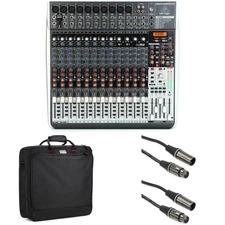 Behringer Xenyx QX2442USB Mixer Bag Bundle