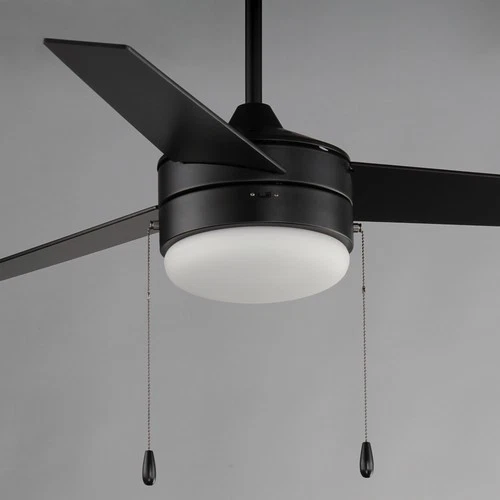 Maxim 89906 Trio 52" 3 Blade Indoor LED Ceiling Fan - Black - Picture 3 of 9