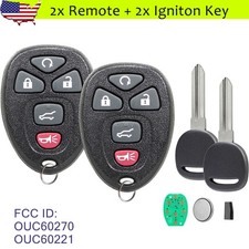 2 For Gmc Acadia 2009 2010 2011 2012 2013 2014 2015 2016 2017 Remote Fob Key