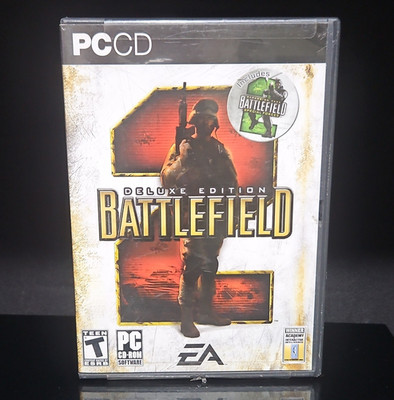 EA Battlefield 2 Deluxe Edition PC CD-ROM Shooter Game T-Teen NTSC-U/C