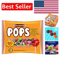 Delicious 80 Count Tootsie Roll Pops - Perfect for Kids, Parties & Halloween