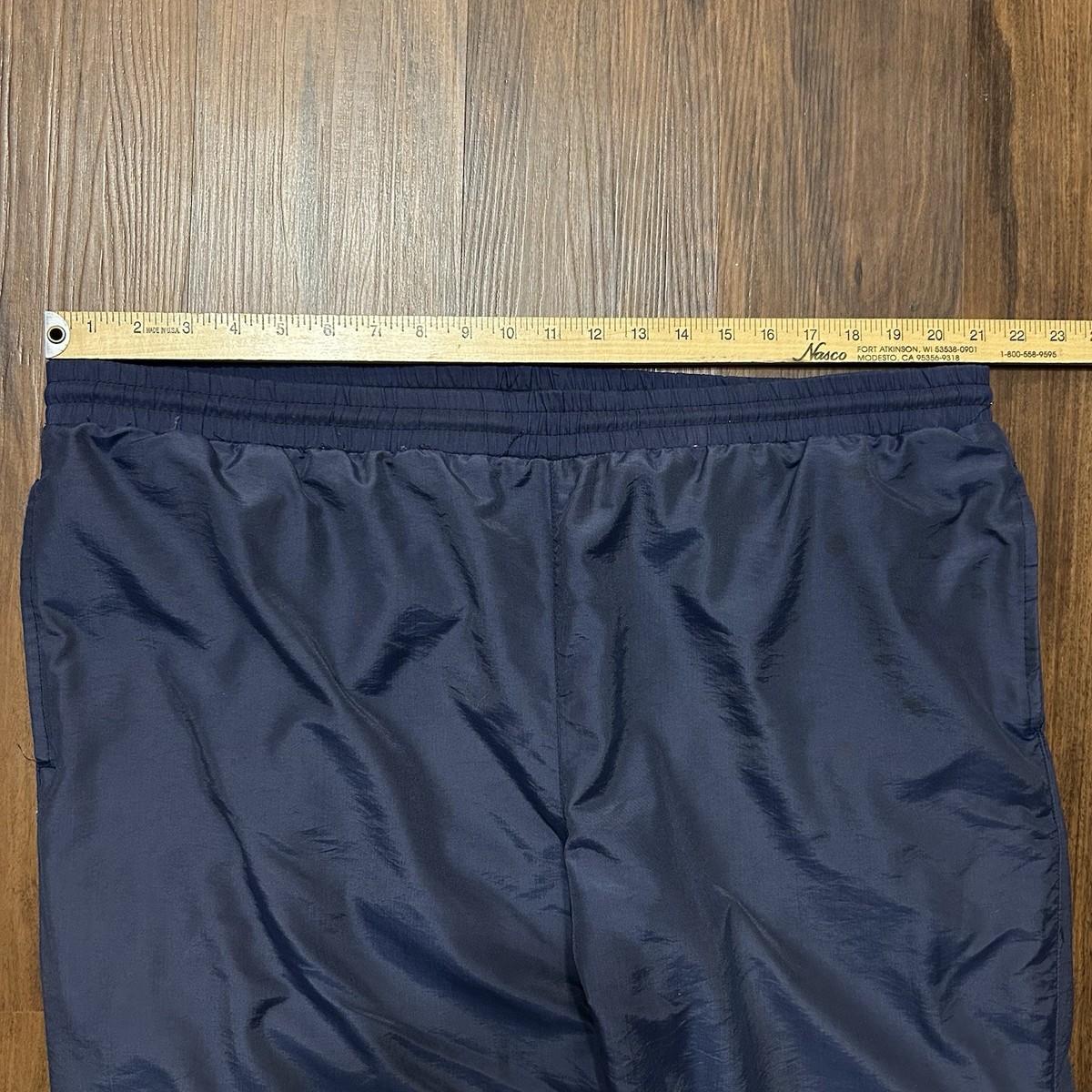 VINTAGE Christian Dior Monsieur Track Pants Mens L Blue Lined