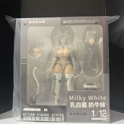 #ad In Stock Milky White Sexy Cow Girl Action Figure Toy 1 12 Scale Model New Sealed $79.99