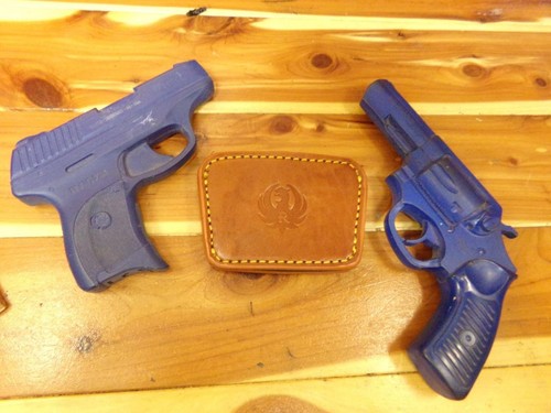 RBI-2 RUGER Factory Logo Ambi Belt Slide Gun Holster LC9 LC40 Speed Six SP101 - Foto 6 di 8