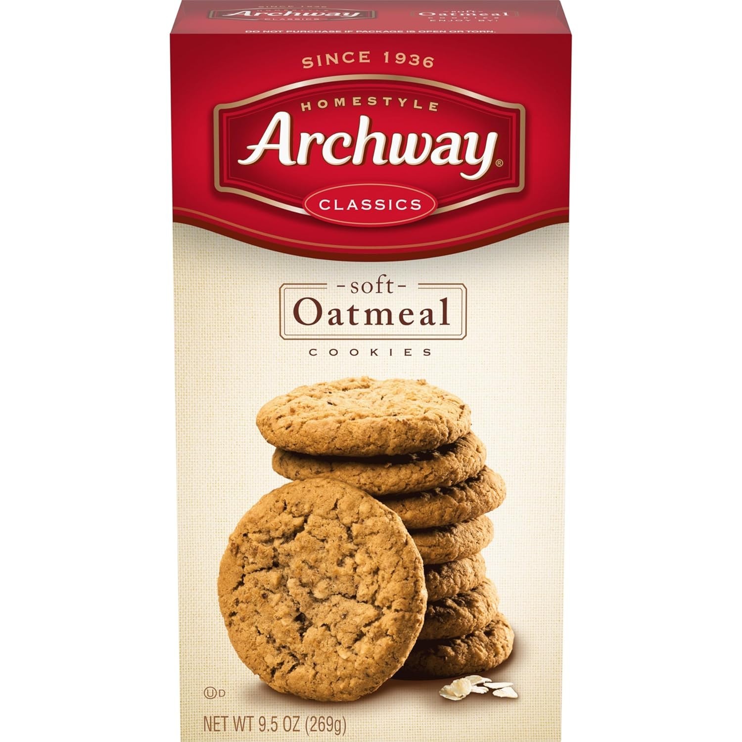 Archway Homestyle Classics Soft Oatmeal Cookies 9.5 Oz - FREE SHIPPING