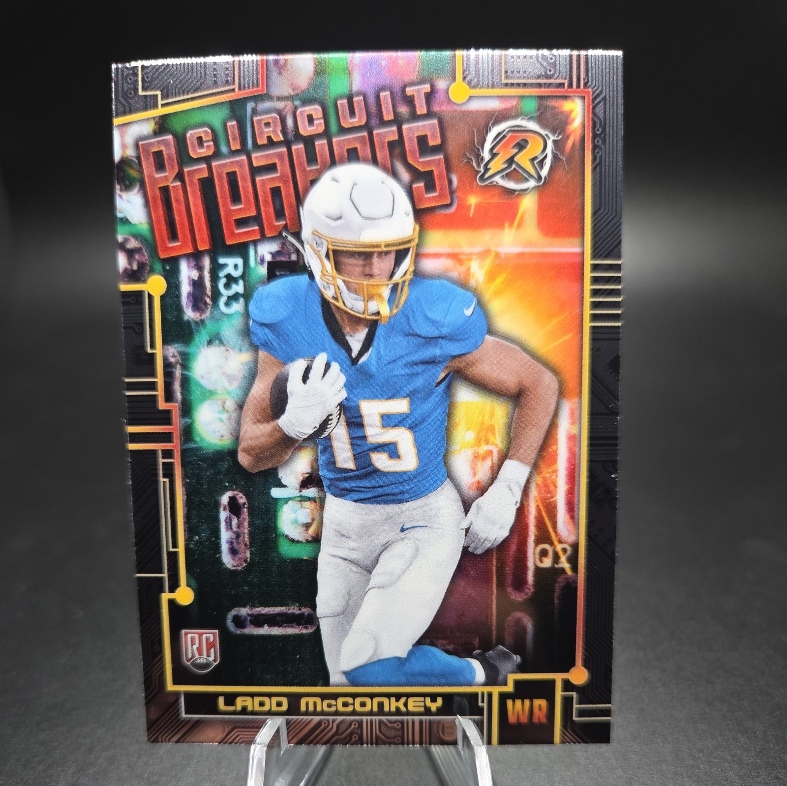 2024 Topps Resurgence Ladd McConkey Circuit Breakers Refractor RC No CN-7