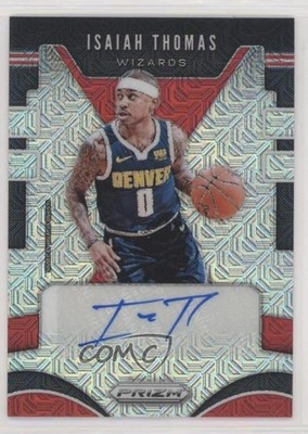 2019-20 Panini Prizm Signatures Mojo Prizm 11/25 Isaiah Thomas #SG-ITH Auto s3g
