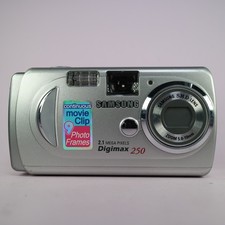 Samsung Digital Camera Digimax 250 2.1MP Silver Tested