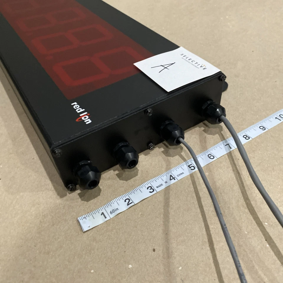 RED LION LD4006P0 Contador LED Rojo 6 Dígitos 4" Contador LED Programable Foto 3 de 4