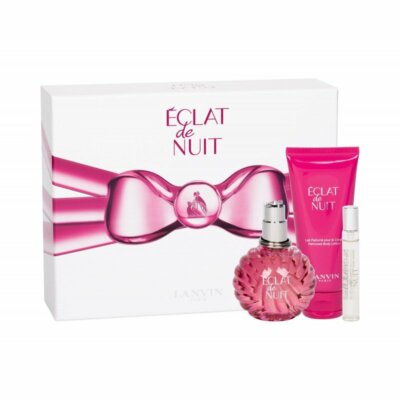 Lanvin Eclat De Nuit 3.3 oz EDP womens perfume+ 3.3 lotion+ mini Set NIB