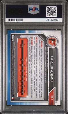 2019 Bowman Draft #BD-1 Adley Rutschman PSA 9 | eBay