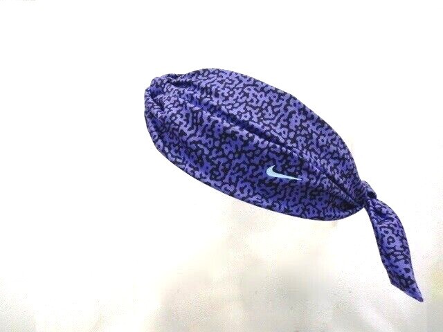 purple nike dri fit head tie