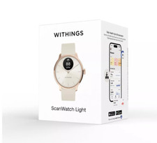 Withings ScanWatch Light - Hybrid Smartwatch,Heart Monitoring, Activity Tracking