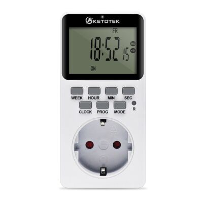 Digital Timer Switch 220V Kitchen Plug Socket Outlet Electronic Programmable