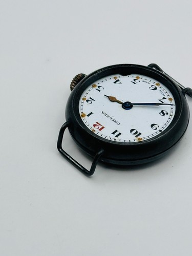 RELOJ PULSERA MILITAR TRINCHERA SUIZA ANTIGUA GUERRA MUNDIAL 31MM FUNCIONANDO KUMMEF - Imagen 6 de 15