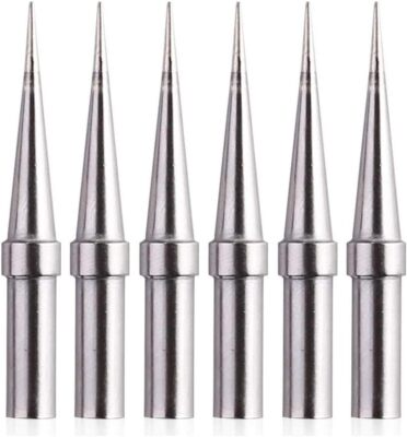 puntas Weller Et: Paquete De 6 Piezas De Punta Conica, Tamano 0,02''/5...