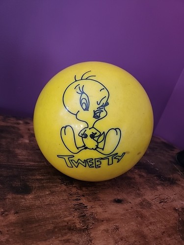 Rare | Tweety Bird 1999 Warner Bros 10lb Bowling Ball & Bag Vintage Brunswick - Bild 2 von 10